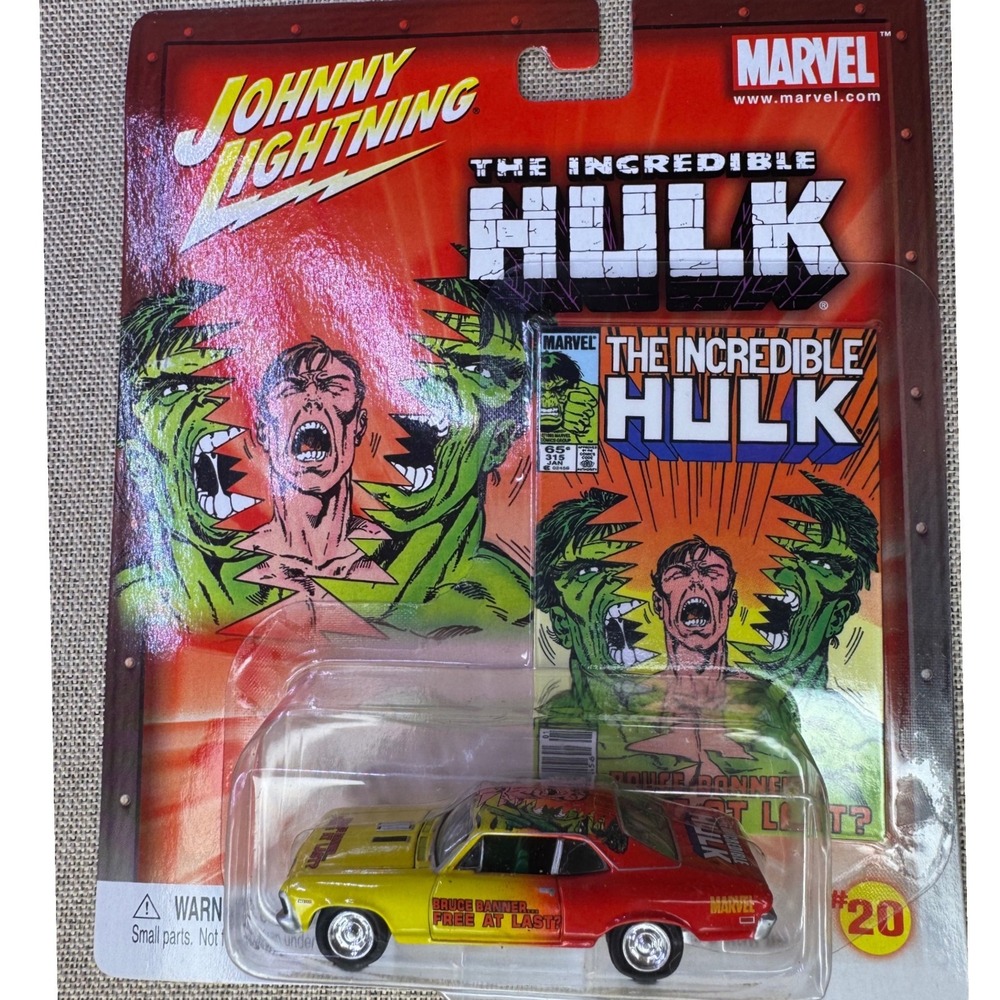 Johnny Lightning Hulk 1969 Chevy Nova Release 3 No. 20 Diecast MOC 2003